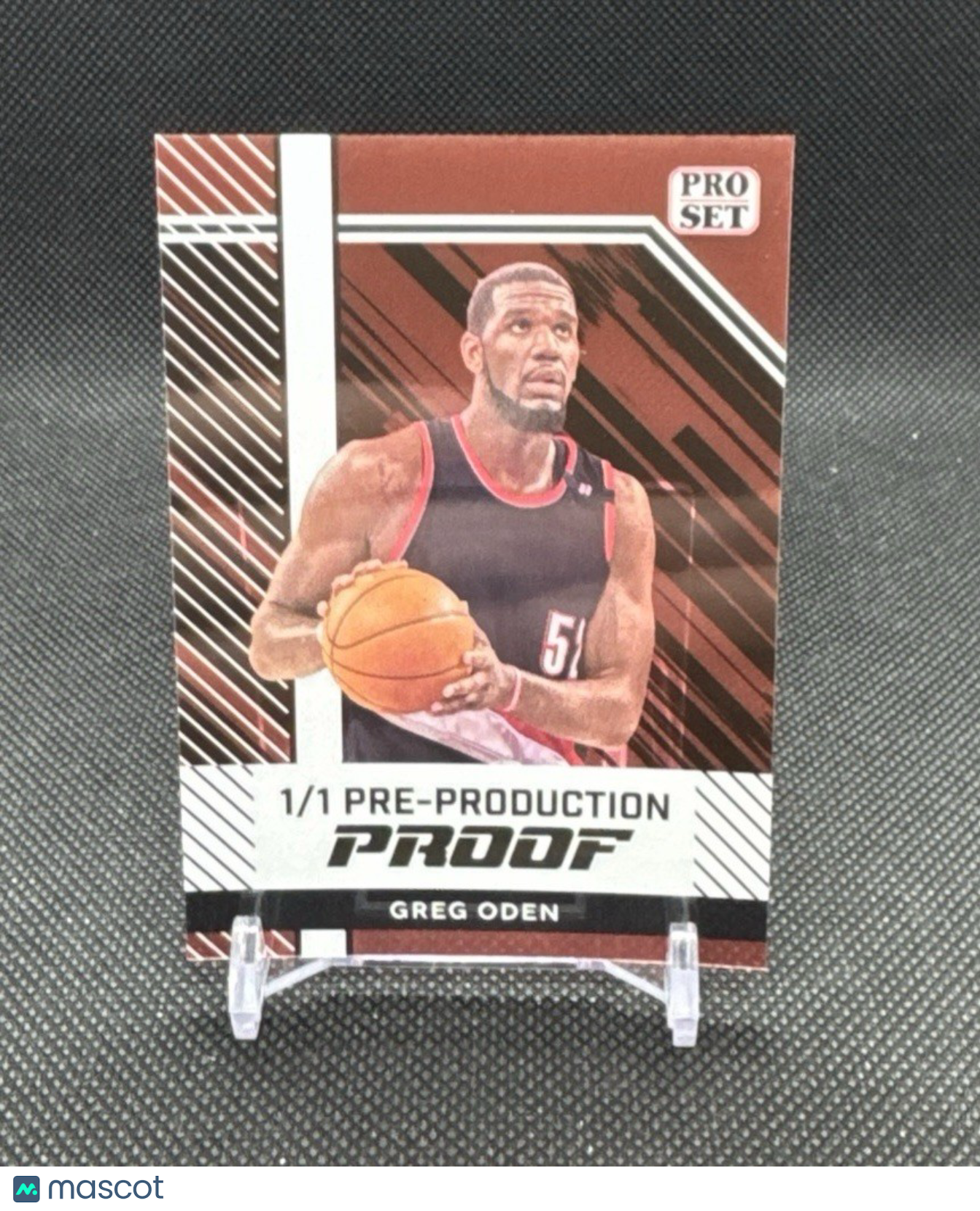 2024 Leaf Collective Proof Pro Set Greg Oden 1/1 Pre- production Proof