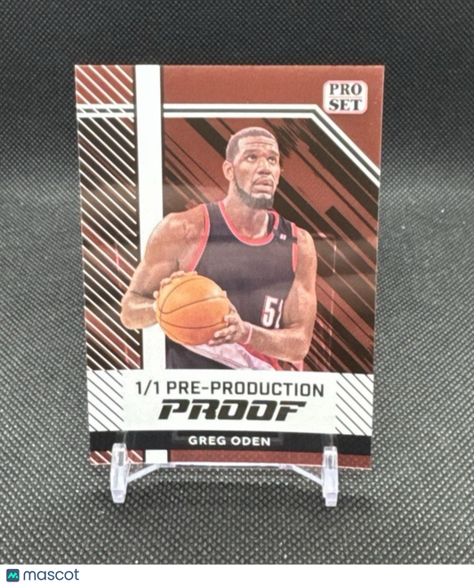 2024 Leaf Collective Proof Pro Set Greg Oden 1/1 Pre- production Proof