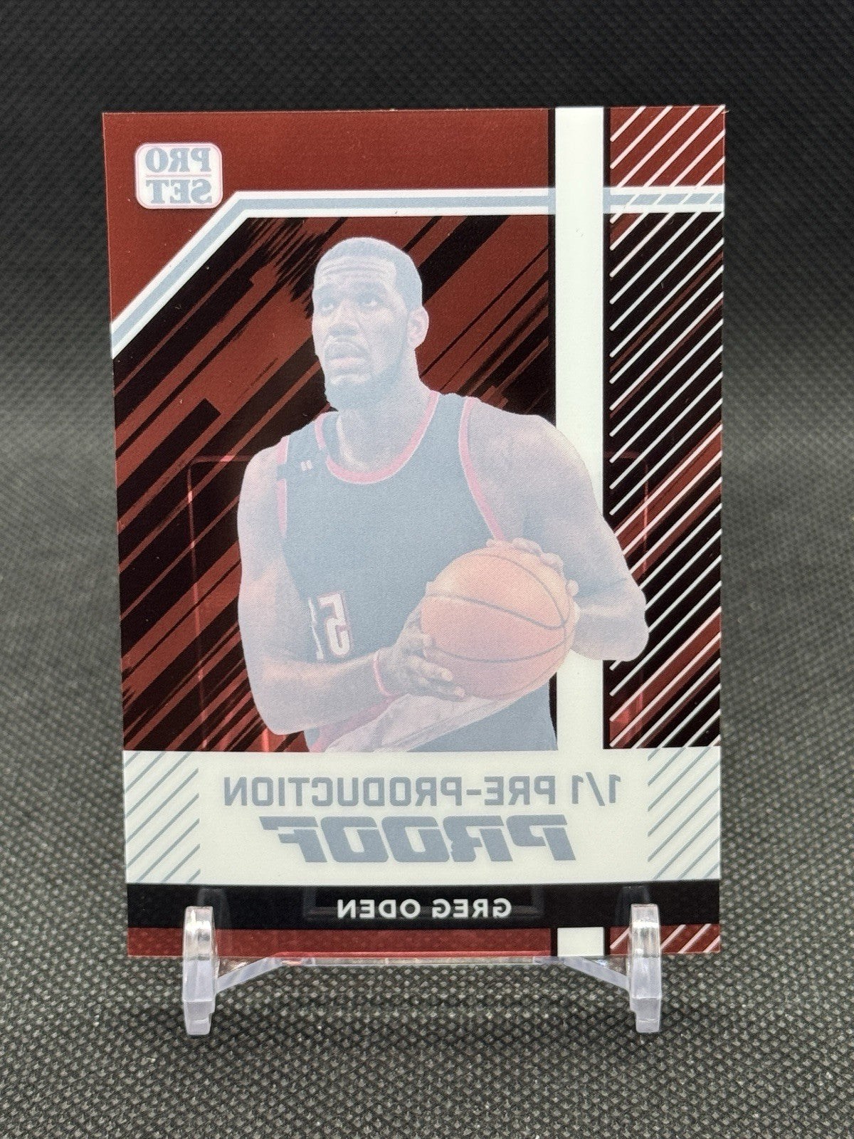 2024 Leaf Collective Proof Pro Set Greg Oden 1/1 Pre- production Proof