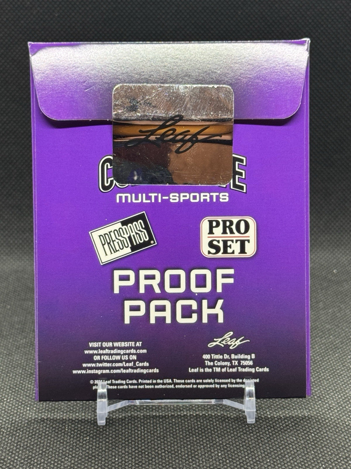 2024 Leaf Collective Multi-Sport Proof Pack 1/1