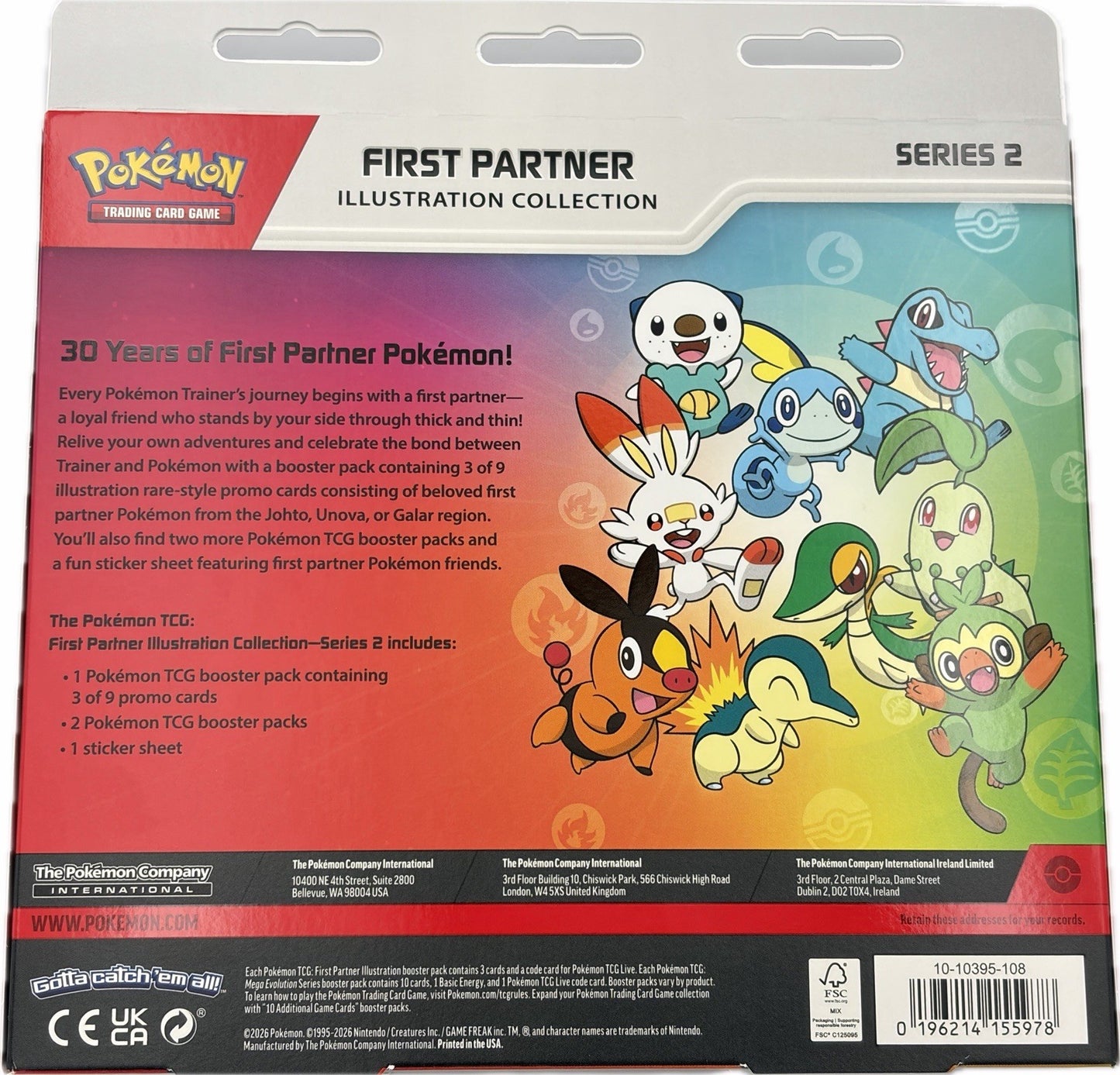 Pokemon First Partner - Series 2 Illustration Collection