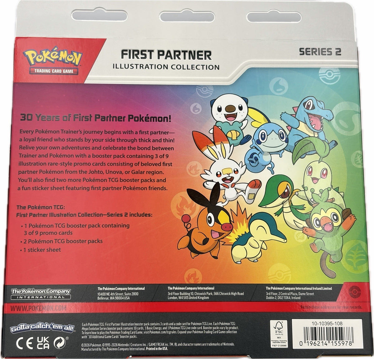Pokemon First Partner - Series 2 Illustration Collection