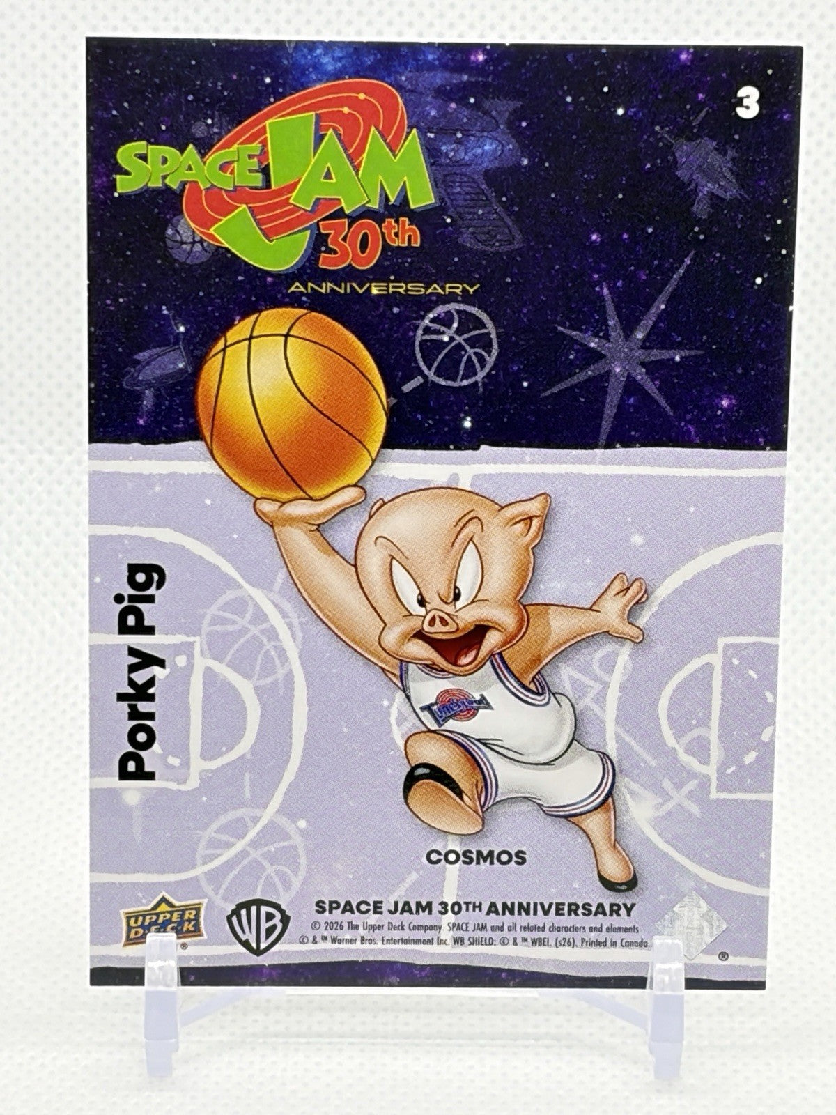 Upper Deck Space Jam 30th Anniversary Time Squad #3 Porky Pig