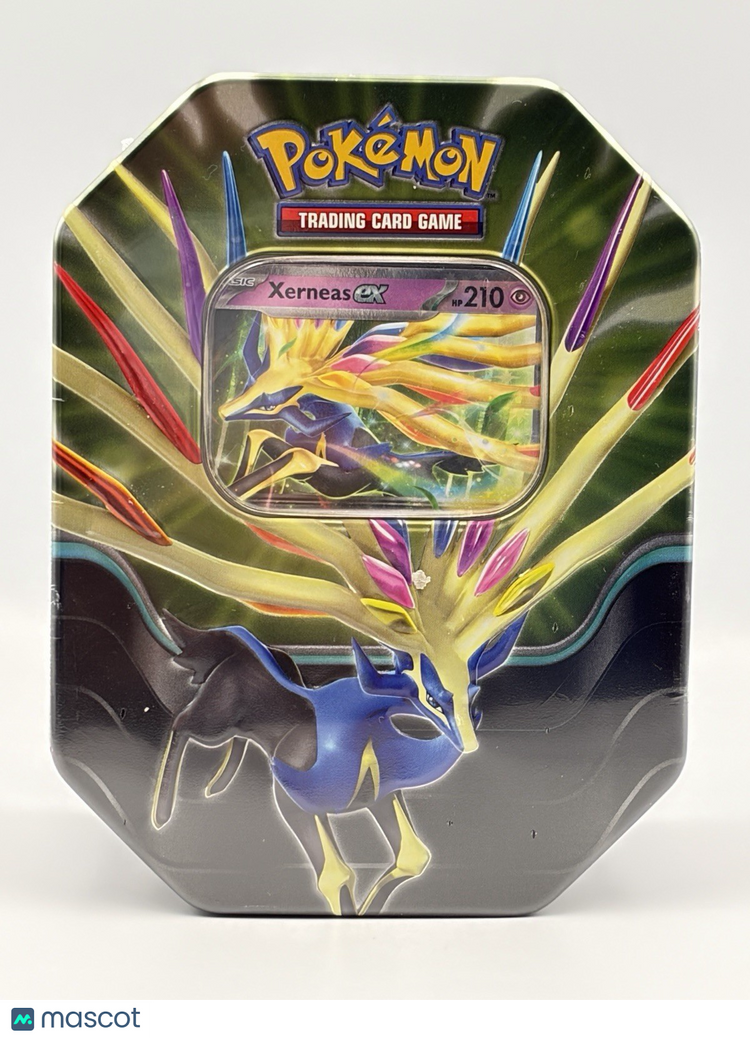 Pokémon Azure Legends Tin (Xerneas ex) Pokemon Tin (4 Booster packs)