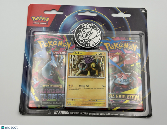 Pokemon Mega Evolution & Phantasmal Flames 2-Pack Blister Sealed - Raikou