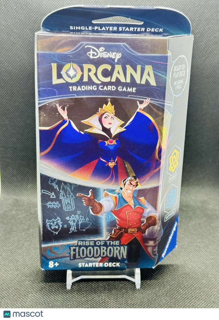 Disney Lorcana: Rise of the Floodborn Starter Deck - Amber and Sapphire