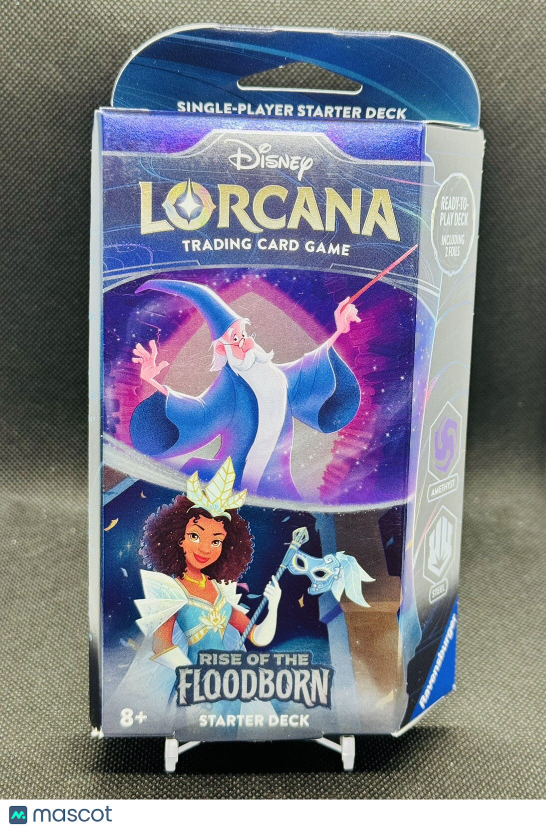 Disney Lorcana: Rise of the Floodborn Starter Deck - Amethyst and Steel