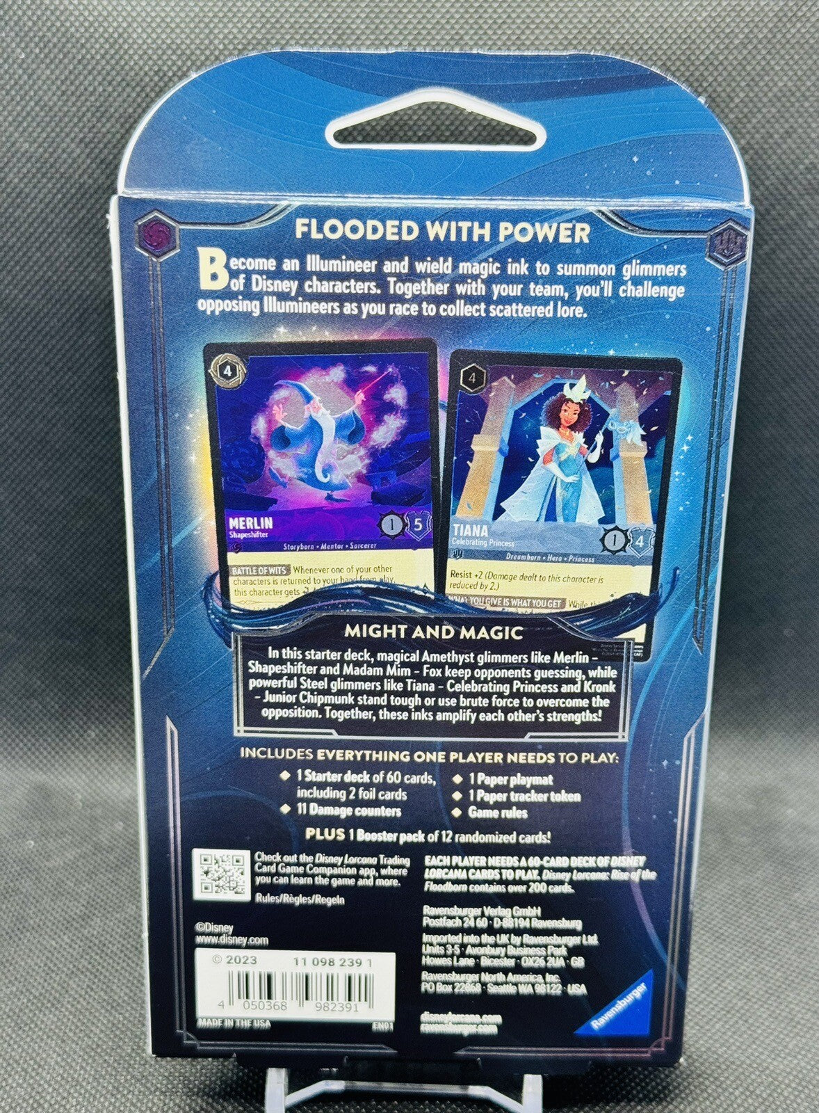 Disney Lorcana: Rise of the Floodborn Starter Deck - Amethyst and Steel