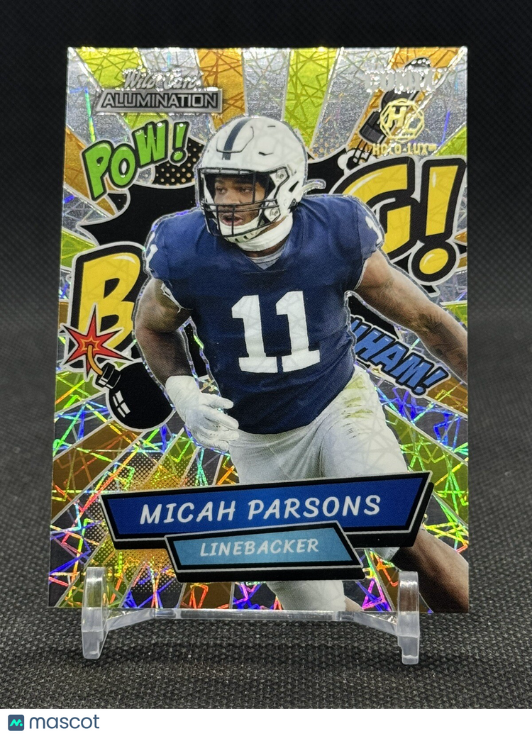 2021 Wild Card Alumination MICAH PARSONS COMIX Holo-Lux #/10 - Packers AC-13