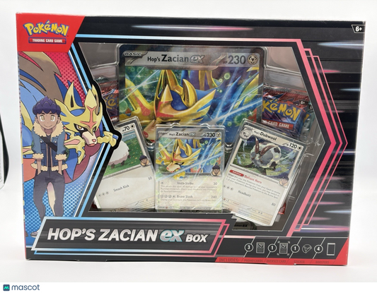 Pokemon TCG Hop's Zacian EX Sealed Box, New USA