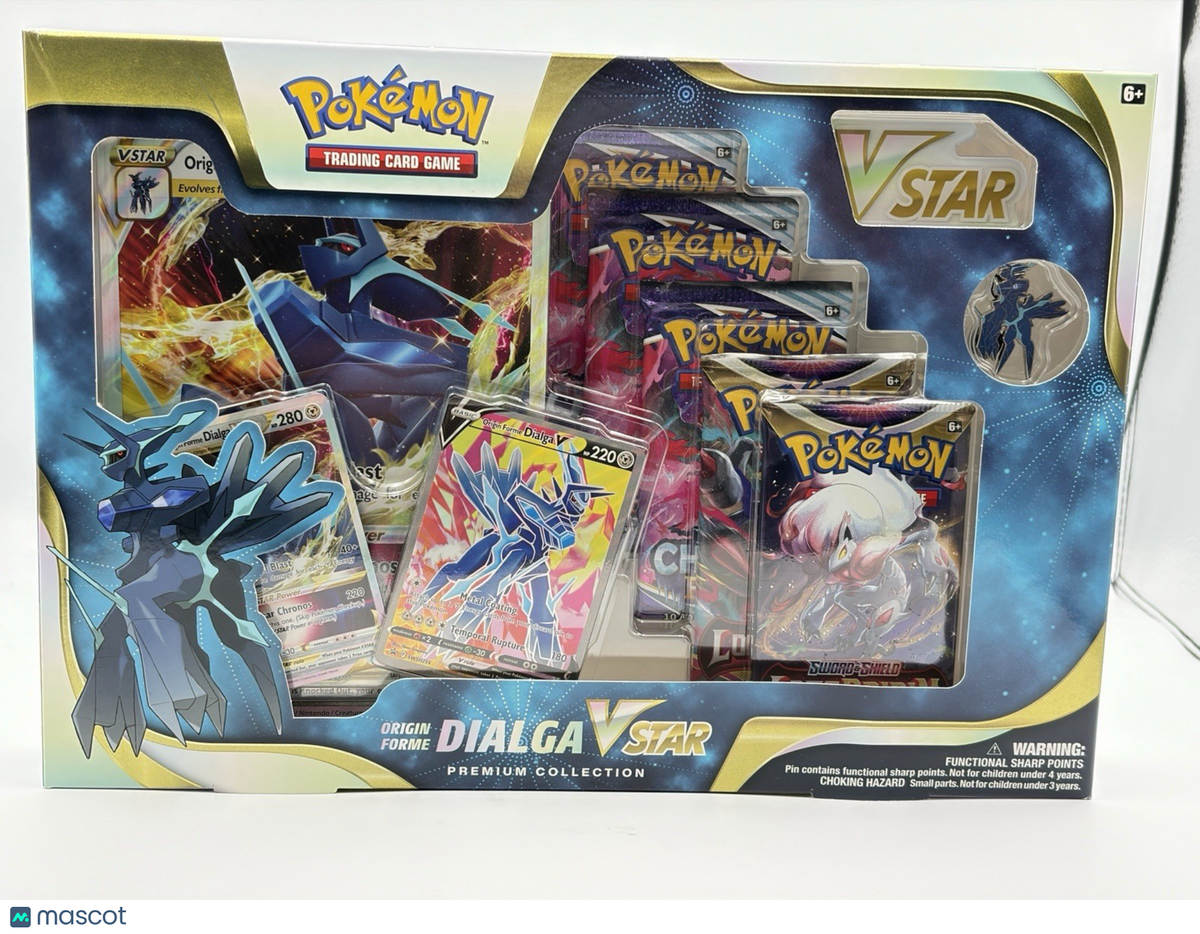 Pokemon TCG Origin Forme Dialga Vstar Premium Collection Box SEALED
