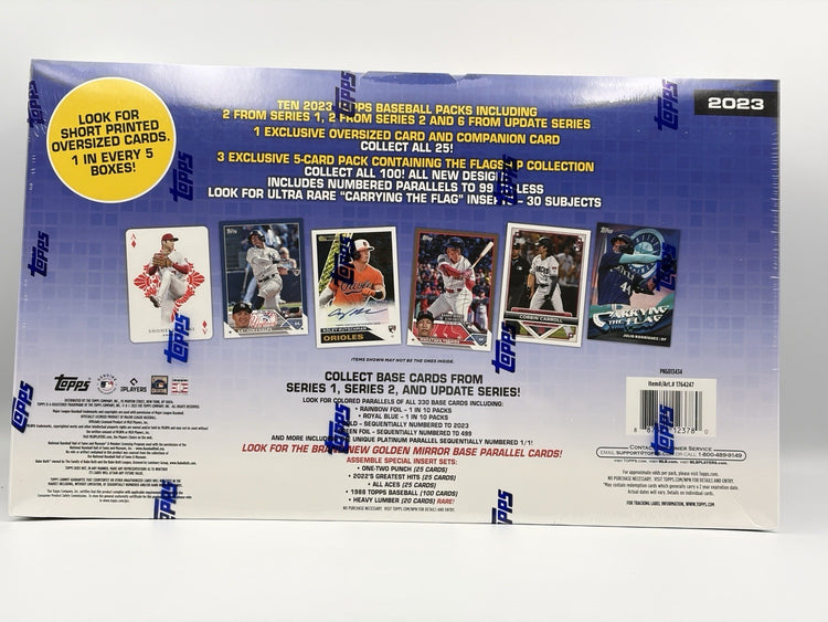 2023 Topps Flagship Collection Baseball Box - 3 Exclusive Packs