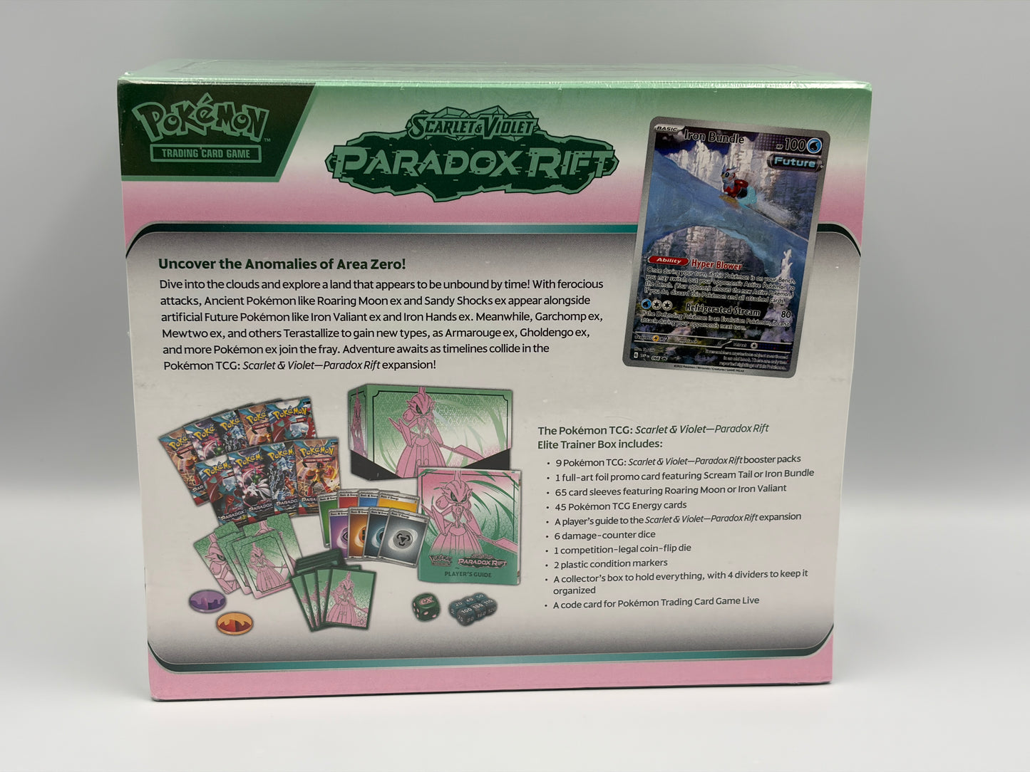 Pokémon Paradox Rift Elite Trainer Box [Iron Valiant]