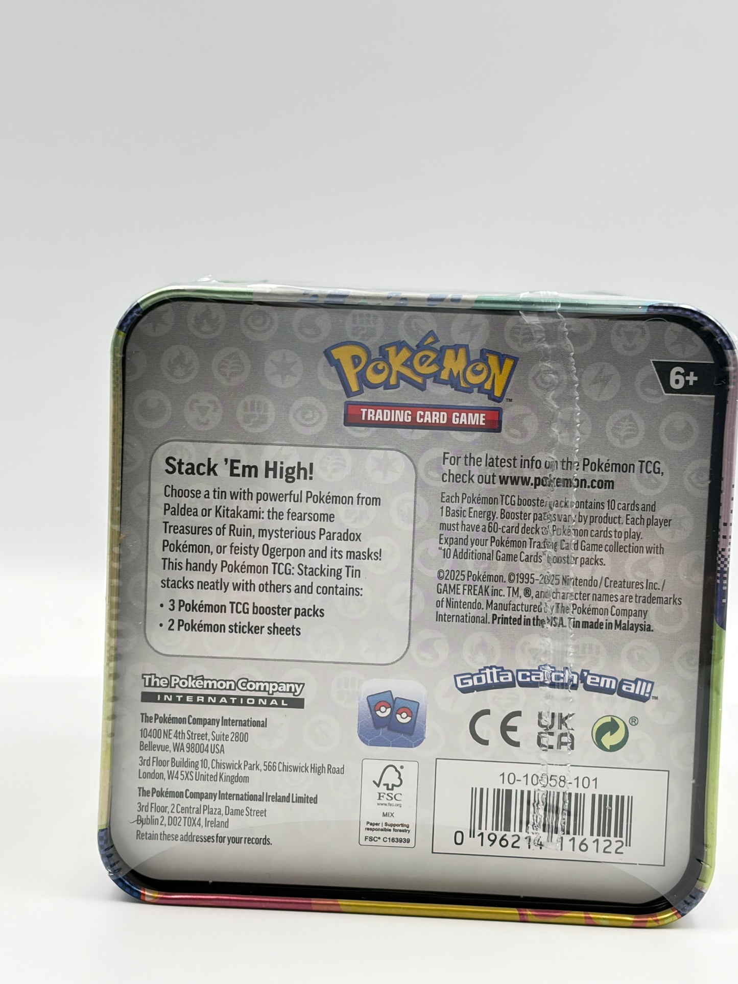 Pokemon Stacking Tin: Paradox Pokemon