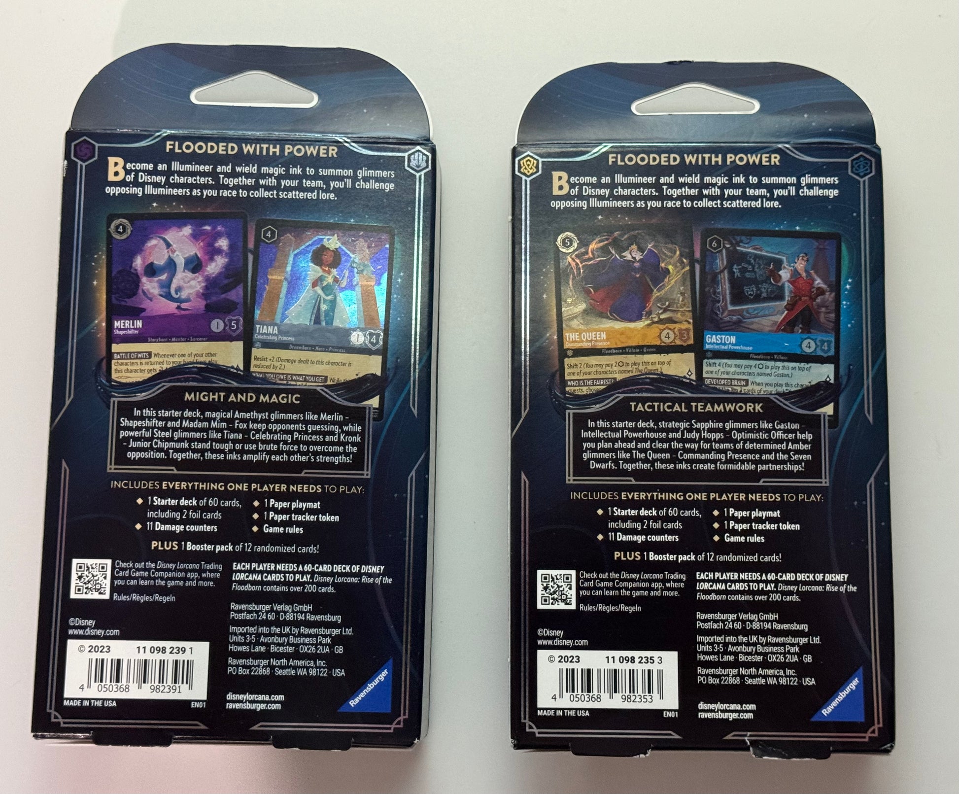 Disney Lorcana Rise of the Floodborn Starter Deck - Set of 2 Focus Collectibles Disney Lorcana Rise of the Floodborn Starter Deck - Set of 2 Focus Collectibles