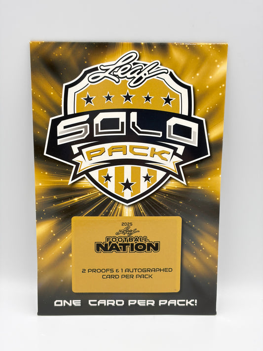 2025 Leaf Football Nation Solo Pack