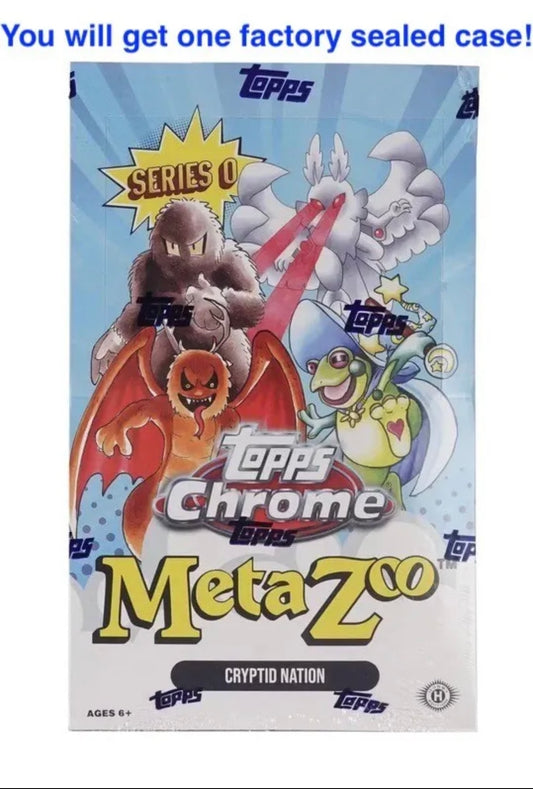 2022 Topps Meta Zoo Chrome Factory Sealed Hobby 8 Box Case