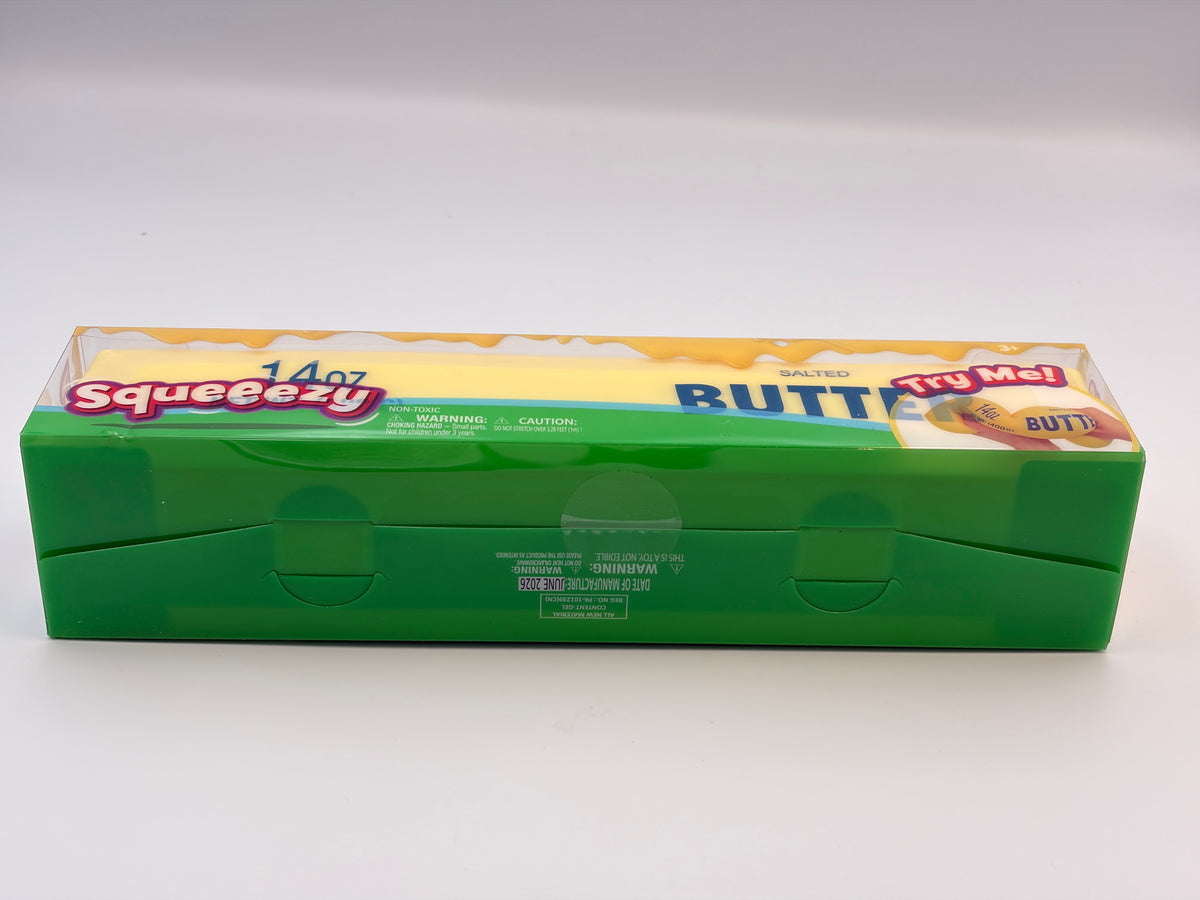 Squeezy 14oz Jumbo Salted Butter Stick Squishy Toy Sunny Days Authentic