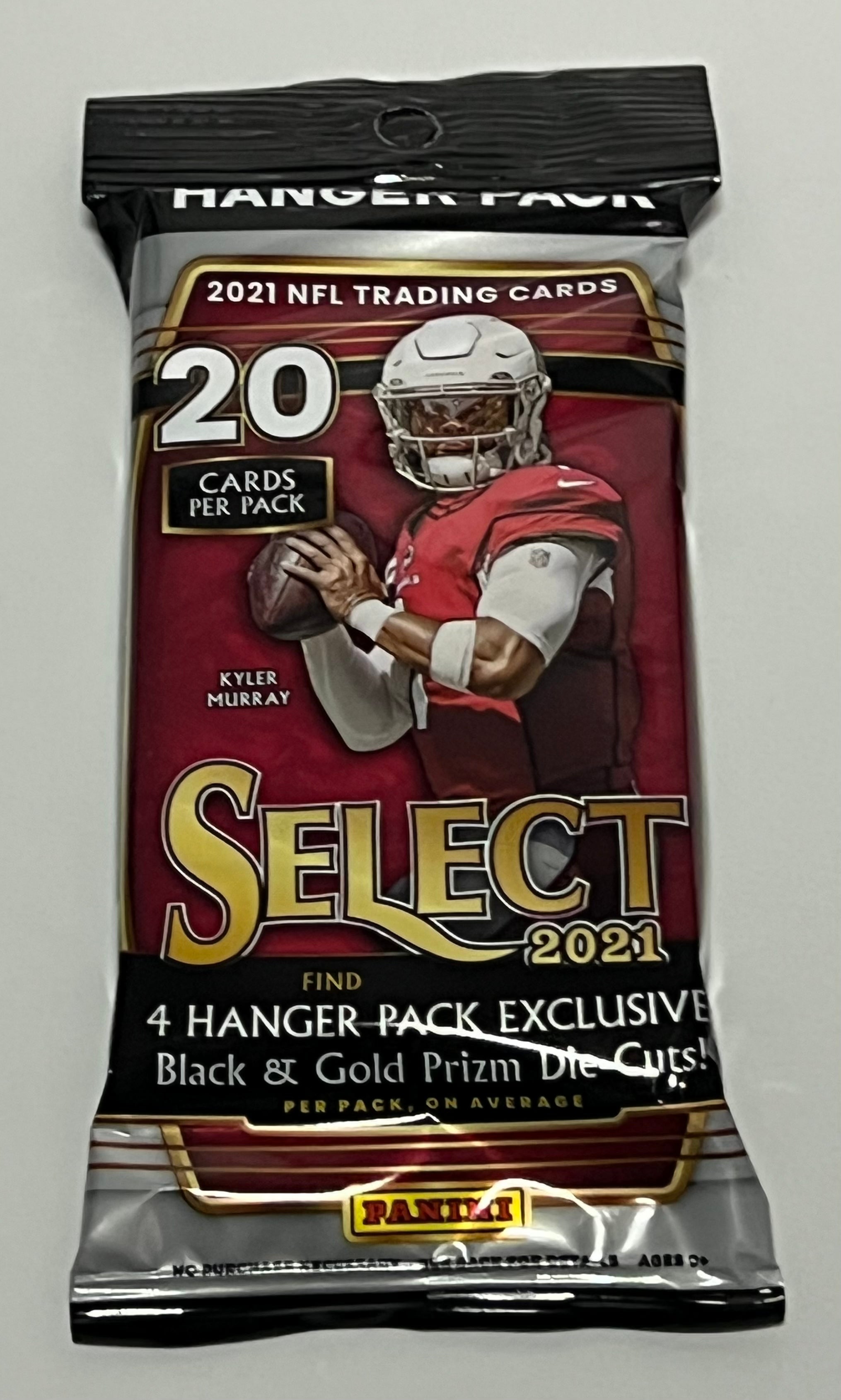 2021 Panini SELECT store Football Hanger Pack. W/ 4 Black & Gold Die-Cuts. SEALED