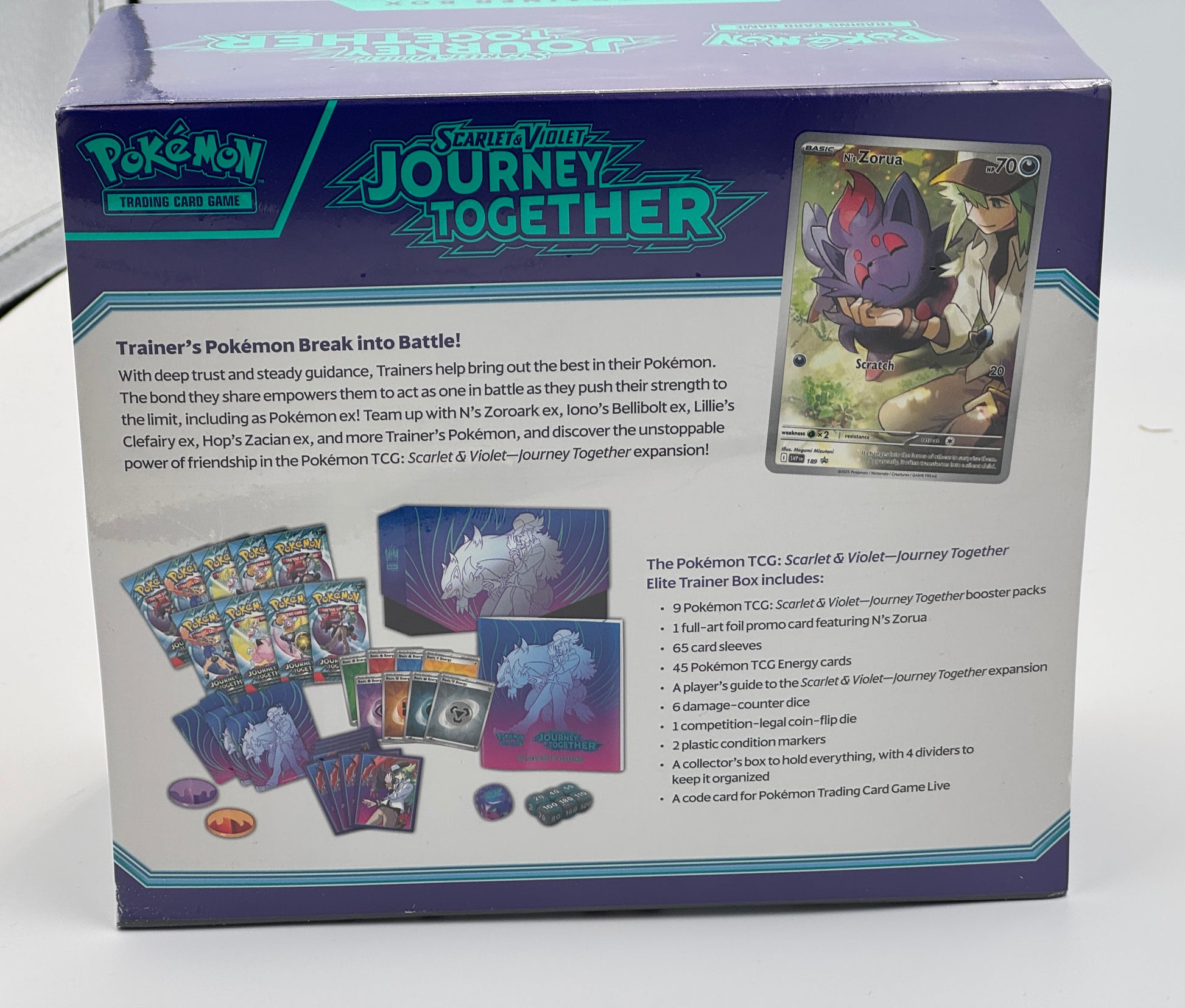 Pokemon Journey Together Elite Trainer box - New Focus Collectibles Pokemon Journey Together Elite Trainer box - New Focus Collectibles