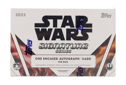 2023 Topps Star Wars Signature Series Hobby Box.